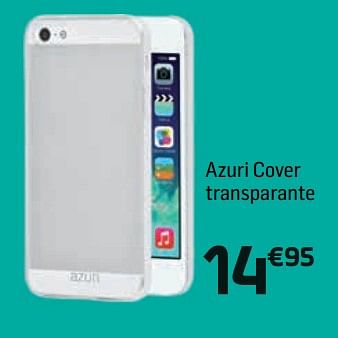 Promoties Azuri cover transparante - Azuri - Geldig van 14/06/2018 tot 03/07/2018 bij Base