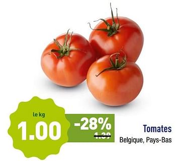 Promotions Tomates - Produit maison - Aldi - Valide de 18/06/2018 à 23/06/2018 chez Aldi