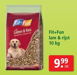 Promoties Fit+fun lam + rijst - Fit + Fun - Geldig van 26/06/2018 tot 03/07/2018 bij Maxi Zoo