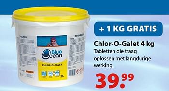 Promoties Chlor-o-galet - Blue ocean - Geldig van 03/06/2018 tot 31/08/2018 bij Europoint