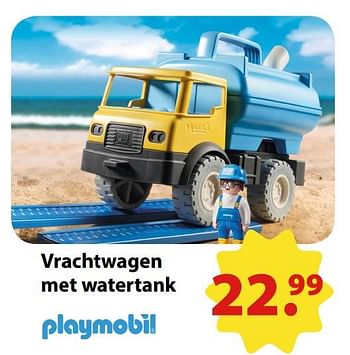 Promoties Vrachtwagen met watertank - Playmobil - Geldig van 03/06/2018 tot 31/08/2018 bij Europoint