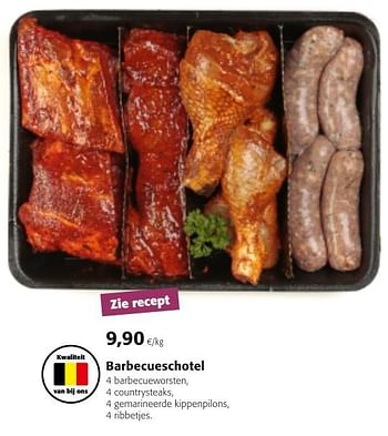 Promoties Barbecueschotel - Huismerk - Colruyt - Geldig van 20/06/2018 tot 03/07/2018 bij Colruyt