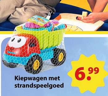 Promoties Kiepwagen met strandspeelgoed - Ecoiffier - Geldig van 03/06/2018 tot 31/08/2018 bij Toys Tempel