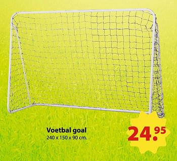Promoties Voetbal goal - Huismerk - Toys Tempel - Geldig van 03/06/2018 tot 31/08/2018 bij Toys Tempel