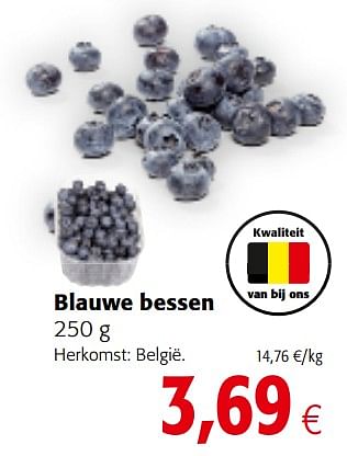 Promoties Blauwe bessen - Huismerk - Colruyt - Geldig van 20/06/2018 tot 03/07/2018 bij Colruyt
