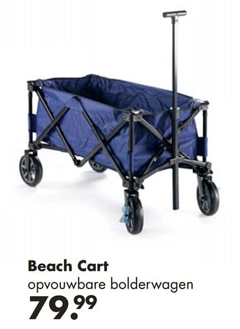 Promoties Beach cart opvouwbare bolderwagen - Huismerk - Europoint - Geldig van 04/06/2018 tot 31/08/2018 bij Europoint
