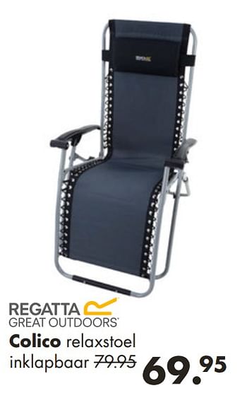 Promoties Colico relaxstoel - Regatta - Geldig van 04/06/2018 tot 31/08/2018 bij Europoint