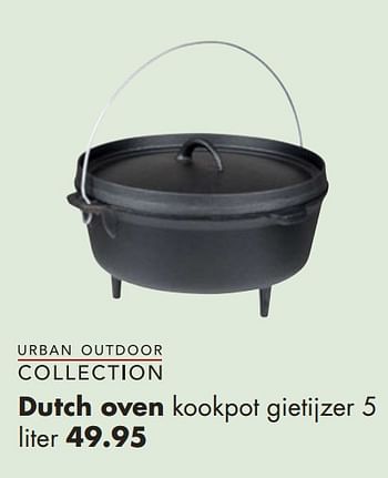 Promoties Dutch oven kookpot - Urban Outdoor - Geldig van 04/06/2018 tot 31/08/2018 bij Europoint