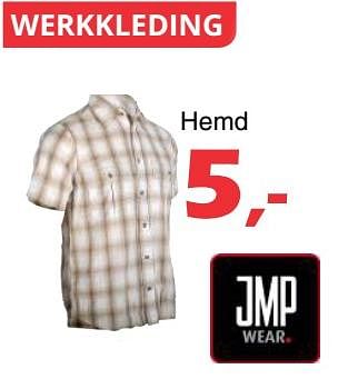 Promoties Werkkleding hemd - JMP - Geldig van 11/06/2018 tot 08/07/2018 bij Itek