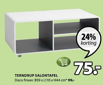 Promoties Terndrup salontafel - Huismerk - Jysk - Geldig van 18/06/2018 tot 29/06/2018 bij Jysk
