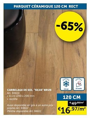Promotions Carrelage de sol silva brun - BelPiero - Valide de 26/06/2018 à 23/07/2018 chez Zelfbouwmarkt