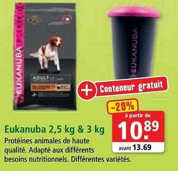 Promoties Eukanuba - Eukanuba - Geldig van 26/06/2018 tot 03/07/2018 bij Maxi Zoo