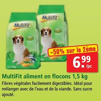 Promotions Multifit aliment en flocons - Multifit - Valide de 26/06/2018 à 03/07/2018 chez Maxi Zoo