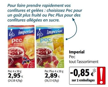 Promoties Imperial pec tout l`assortiment - Imperial Desserts - Geldig van 20/06/2018 tot 03/07/2018 bij Colruyt
