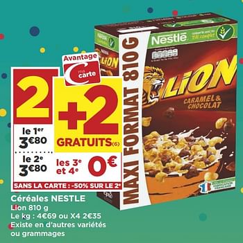 Promotions Céréales nestle - Nestlé - Valide de 19/06/2018 à 01/07/2018 chez Super Casino