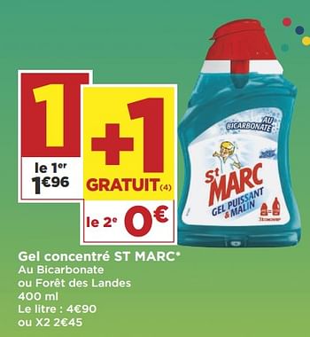 Promotions Gel concentré st marc - St Marc - Valide de 19/06/2018 à 01/07/2018 chez Super Casino