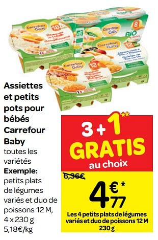 Promotion Carrefour Assiettes Et Petits Pots Pour Bebes Carrefour Baby Produit Maison Carrefour Menage Valide Jusqua 4 Promobutler