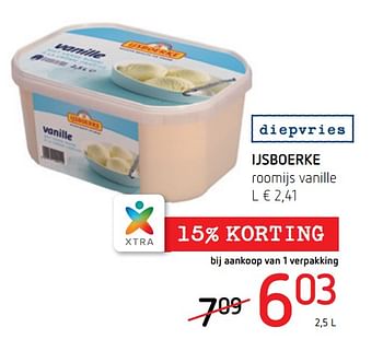Promoties Ijsboerke roomijs vanille - Ijsboerke - Geldig van 21/06/2018 tot 04/07/2018 bij Spar (Colruytgroup)