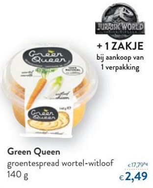 Promoties Green queen groentespread wortel-witloof - Green Queen - Geldig van 20/06/2018 tot 03/07/2018 bij OKay
