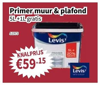 Promoties Primer muur + plafond - Levis - Geldig van 21/06/2018 tot 04/07/2018 bij Cevo Market