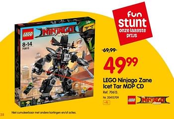 Promoties Lego ninjago zane icet tar mdp cd - Lego - Geldig van 20/06/2018 tot 17/07/2018 bij Fun