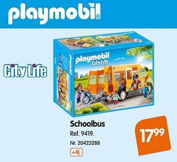 Promoties Schoolbus - Playmobil - Geldig van 20/06/2018 tot 17/07/2018 bij Fun