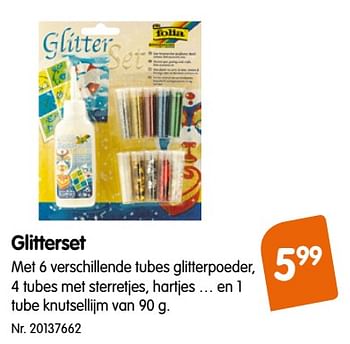 Promoties Glitterset - Huismerk - Fun - Geldig van 20/06/2018 tot 17/07/2018 bij Fun