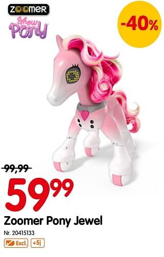 Promotions Zoomer pony jewel - Spin Master - Valide de 20/06/2018 à 17/07/2018 chez Fun