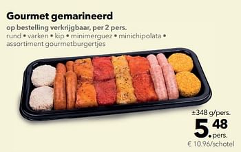 Promoties Gourmet gemarineerd - Huismerk - Buurtslagers - Geldig van 22/06/2018 tot 05/07/2018 bij Buurtslagers