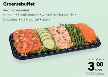 Promoties Groentebuffet - Huismerk - Buurtslagers - Geldig van 22/06/2018 tot 05/07/2018 bij Buurtslagers
