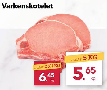 Promoties Varkenskotelet - Huismerk - Buurtslagers - Geldig van 22/06/2018 tot 28/06/2018 bij Buurtslagers