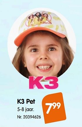 Promoties K3 pet - K3 - Geldig van 20/06/2018 tot 17/07/2018 bij Fun