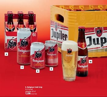 Promoties Belgium cold grip - Jupiler - Geldig van 20/06/2018 tot 03/07/2018 bij Colruyt