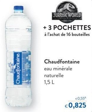 Promotions Chaudfontaine eau minérale naturelle - Chaudfontaine - Valide de 20/06/2018 à 03/07/2018 chez OKay