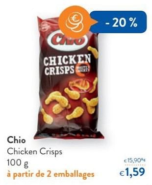 Promotions Chio chicken crisps - Chio - Valide de 20/06/2018 à 03/07/2018 chez OKay