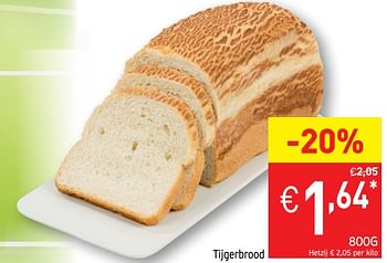 Promoties Tijgerbrood - Huismerk - Intermarche - Geldig van 26/06/2018 tot 01/07/2018 bij Intermarche