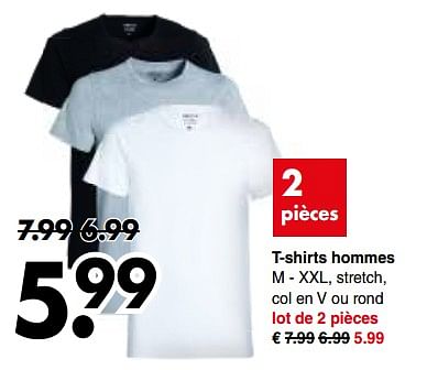 Wibra heren 2025 t shirts