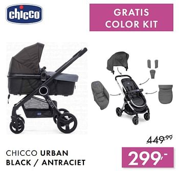Promoties Chicco urban black - antraciet - Chicco - Geldig van 03/06/2018 tot 30/06/2018 bij Baby & Tiener Megastore