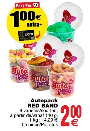Promotions Autopack red band - Red band - Valide de 26/06/2018 à 02/07/2018 chez Cora