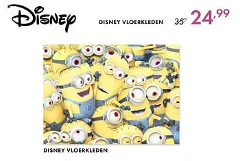 Promoties Disney vloerkleden - Disney - Geldig van 24/06/2018 tot 21/07/2018 bij Baby & Tiener Megastore