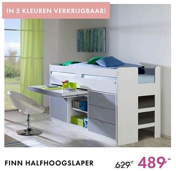 Promoties Finn halfhoogslaper - Huismerk - Baby & Tiener Megastore - Geldig van 24/06/2018 tot 21/07/2018 bij Baby & Tiener Megastore