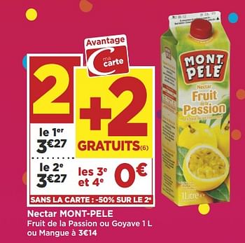 Promotions Nectar mont-pele - Mont-Pele - Valide de 26/06/2018 à 08/07/2018 chez Super Casino