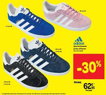 Promoties Sportschoenen voor jongeren of heren - Adidas - Geldig van 30/06/2018 tot 31/07/2018 bij Carrefour