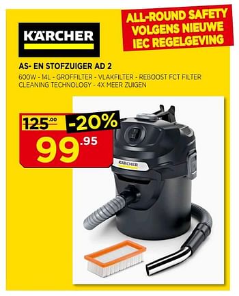 Promoties Karcher as- en stofzuiger ad 2 - Kärcher - Geldig van 02/07/2018 tot 22/07/2018 bij Bouwcenter Frans Vlaeminck