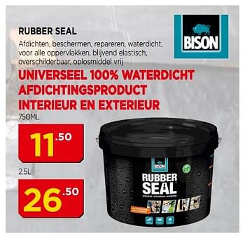 Promoties Rubber seal - Bison - Geldig van 02/07/2018 tot 22/07/2018 bij Bouwcenter Frans Vlaeminck