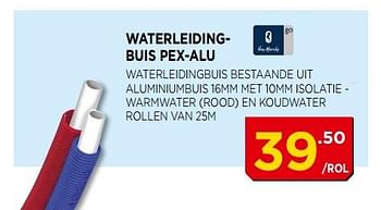 Promoties Waterleidingbuis pex-alu - Van Marcke - Geldig van 02/07/2018 tot 22/07/2018 bij Bouwcenter Frans Vlaeminck