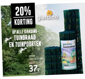 Promoties Gardenplast light - Giardino - Geldig van 25/06/2018 tot 29/07/2018 bij Freetime