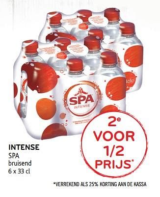 Promoties Intense spa - Spa - Geldig van 04/07/2018 tot 17/07/2018 bij Alvo