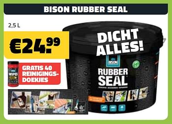 Promotions Bison rubber seal - Bison - Valide de 09/07/2018 à 31/07/2018 chez Bouwcenter Frans Vlaeminck