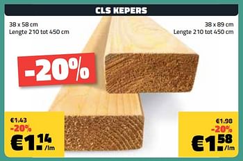 Promotions Cls kepers - Produit maison - Bouwcenter Frans Vlaeminck - Valide de 09/07/2018 à 31/07/2018 chez Bouwcenter Frans Vlaeminck